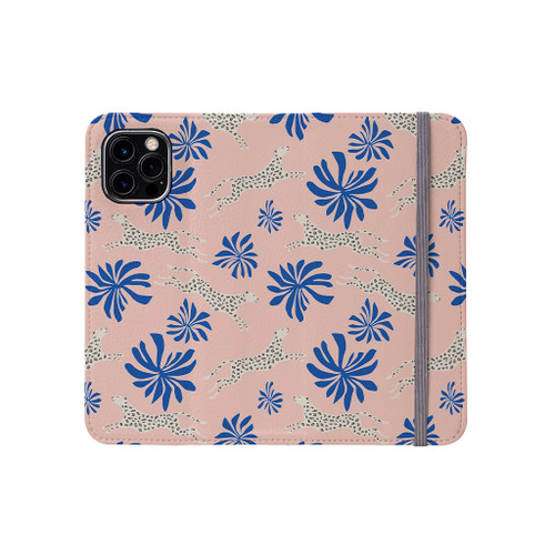 Modern Trendy Leopard Pattern iPhone Folio Case By Artists Collection