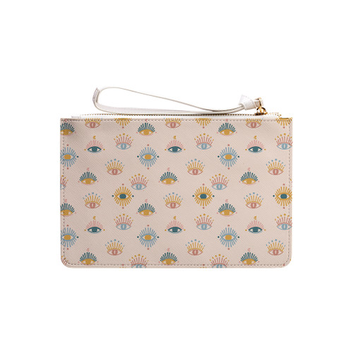 Mystical Eye Pattern Clutch Bag By Artists Collection