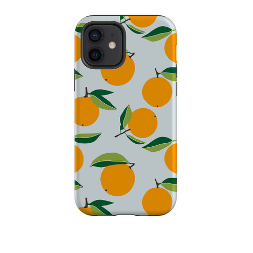 Orange Pattern iPhone Tough Case By Artists Collection