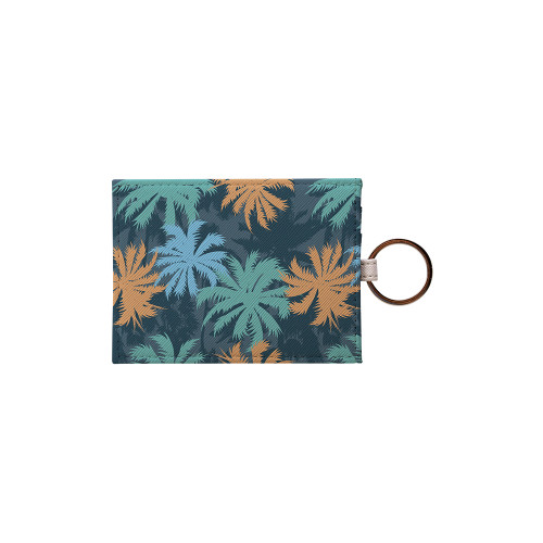 Palm Trees Green Pattern Card Holder By Artists Collection