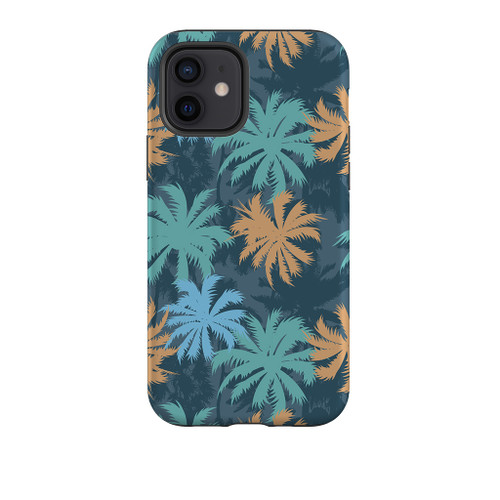 Palm Trees Green Pattern iPhone Tough Case By Artists Collection