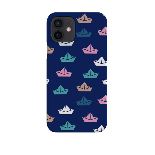 Paper Boats Pattern iPhone Snap Case By Artists Collection