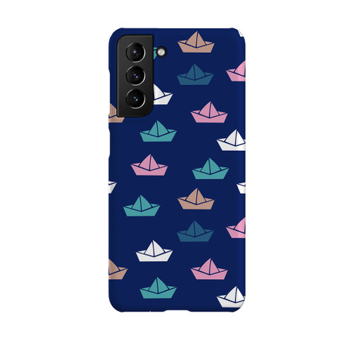 Paper Boats Pattern Samsung Snap Case By Artists Collection