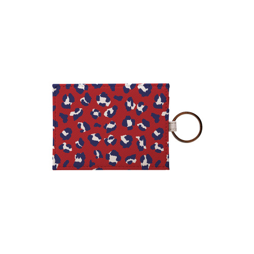 Patriotic Leopard Skin Pattern Card Holder By Artists Collection