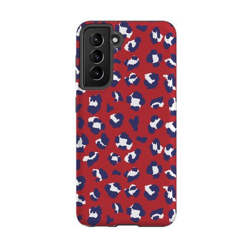 Patriotic Leopard Skin Pattern Samsung Tough Case By Artists Collection