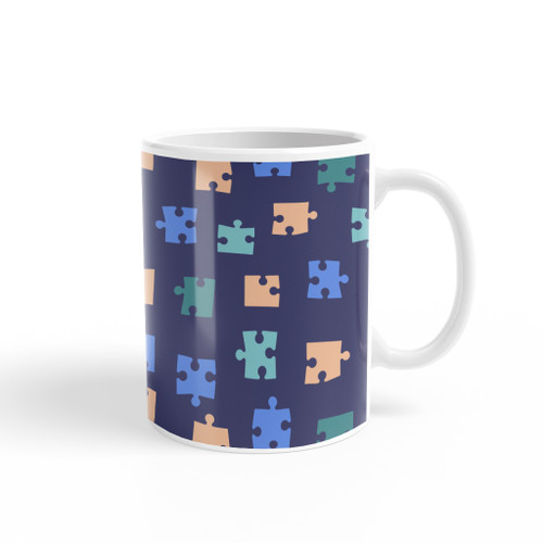 Puzzle Pattern Coffee Mug By Artists Collection