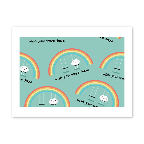 Rainbow Pattern Art Print By Artists Collection