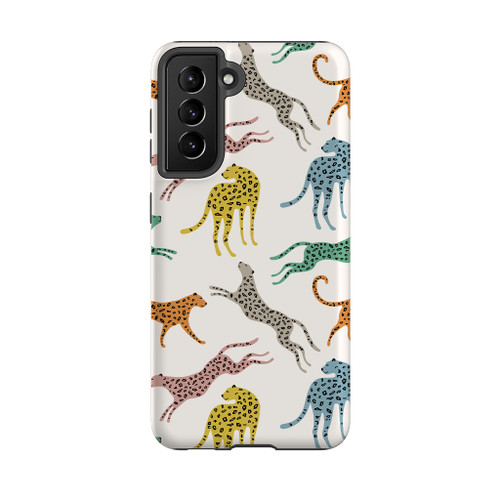 Rainbow Leopard Pattern Samsung Tough Case By Artists Collection