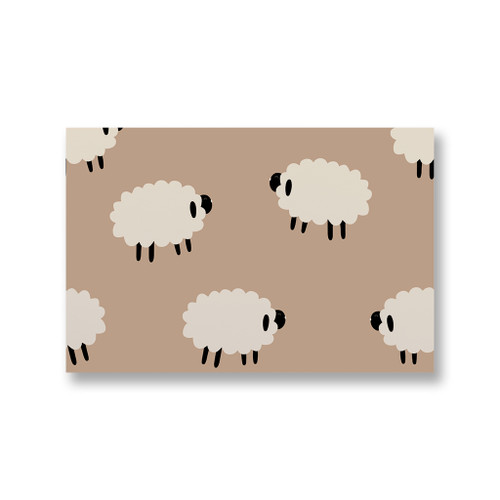 Sheep Pattern Canvas Print By Artists Collection