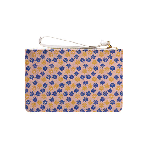 Simple Flower Pattern Clutch Bag By Artists Collection