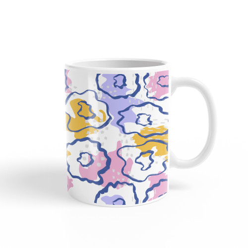 Simple Flower Light Pattern Coffee Mug By Artists Collection