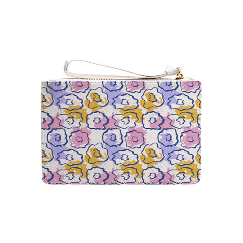 Simple Flower Light Pattern Clutch Bag By Artists Collection