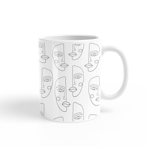Simple Line  Pattern Coffee Mug By Artists Collection
