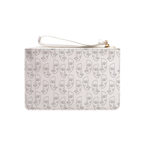 Simple Line  Pattern Clutch Bag By Artists Collection