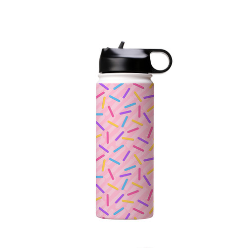Sprinkles Pattern Water Bottle By Artists Collection