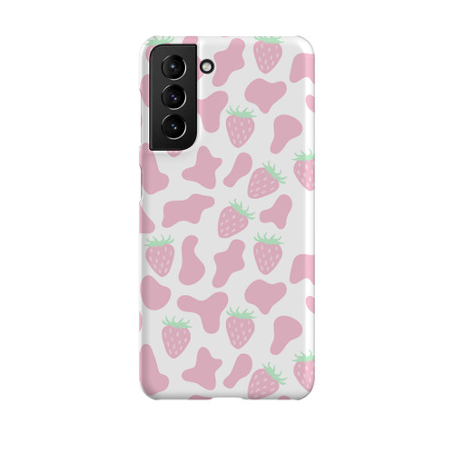 Strawberry Cow Pattern Samsung Snap Case By Artists Collection