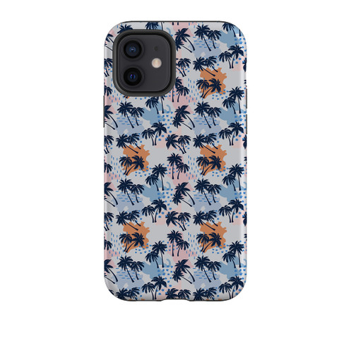 Summer Palm Trees Pattern iPhone Tough Case By Artists Collection