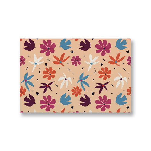 Summer Birds Pattern Canvas Print By Artists Collection