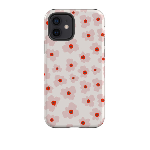 Summer Flowers Pattern iPhone Tough Case By Artists Collection
