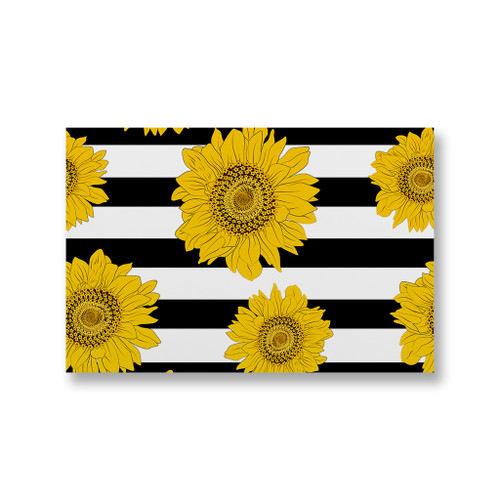 Sunflowers Pattern Canvas Print By Artists Collection