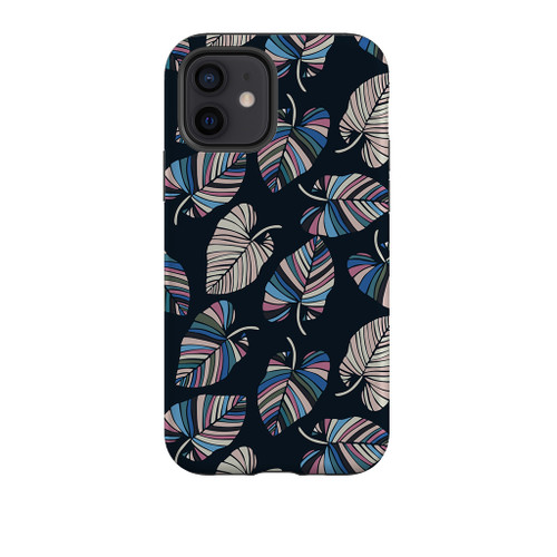 Trendy Leaves Pattern iPhone Tough Case By Artists Collection