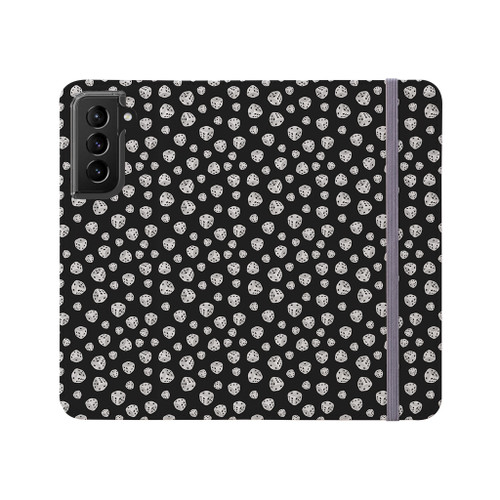 Tumbling Dice Pattern Samsung Folio Case By Artists Collection