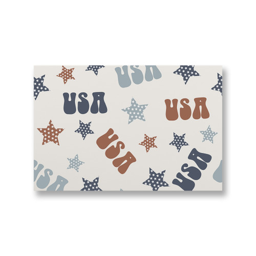 Usa Pattern Canvas Print By Artists Collection