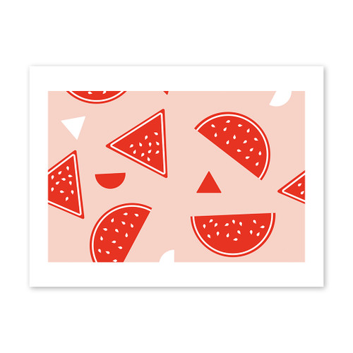 Watermelon Pattern Art Print By Artists Collection