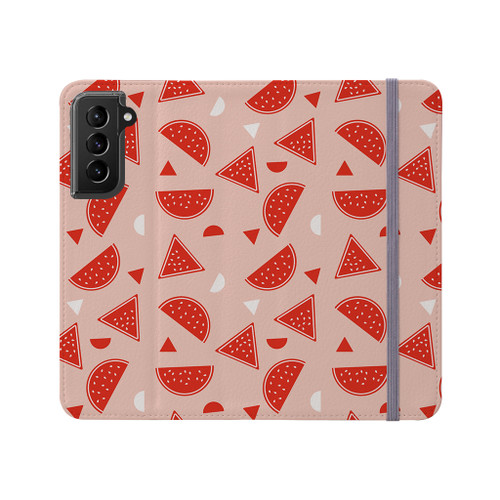 Watermelon Pattern Samsung Folio Case By Artists Collection