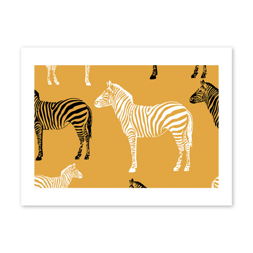 Zebra Pattern Art Print By Artists Collection
