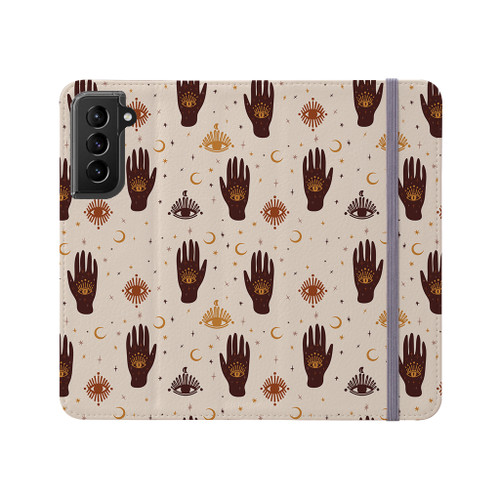 Yoga Pattern Samsung Folio Case By Artists Collection