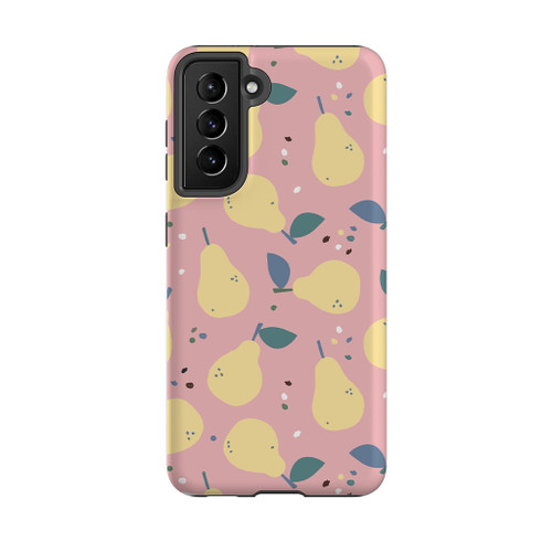 Yellow Pears Pattern Samsung Tough Case By Artists Collection