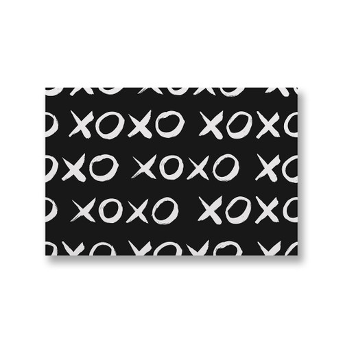 Xoxo Pattern Canvas Print By Artists Collection