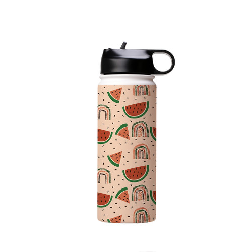 Watermelon Rainbows Pattern Water Bottle By Artists Collection