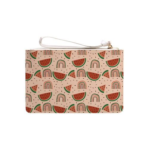 Watermelon Rainbows Pattern Clutch Bag By Artists Collection