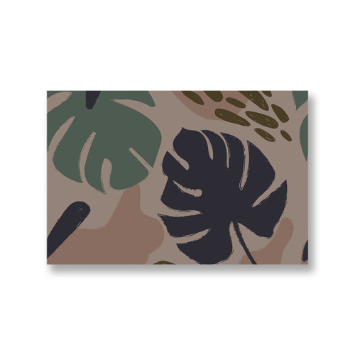 Tropical Camo Pattern Canvas Print By Artists Collection