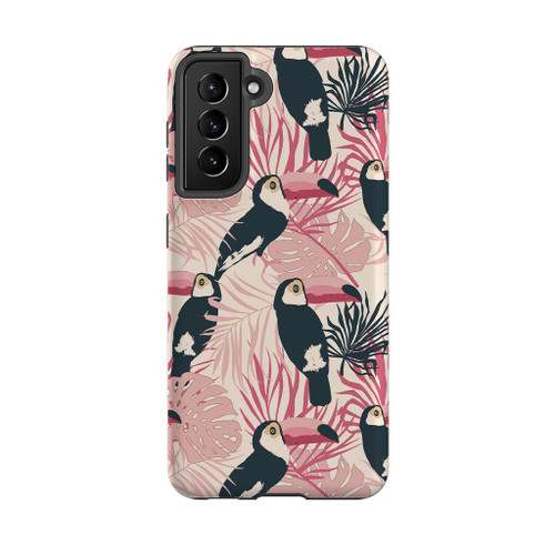 Trendy Toucan Pattern Samsung Tough Case By Artists Collection