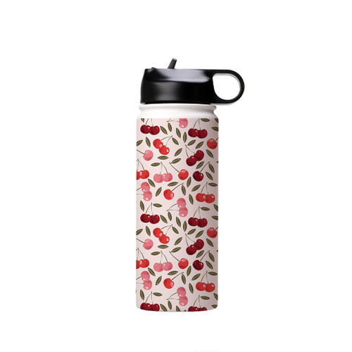 Sweet Cherry Pattern Water Bottle By Artists Collection