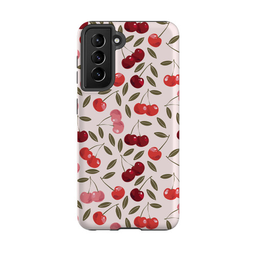 Sweet Cherry Pattern Samsung Tough Case By Artists Collection