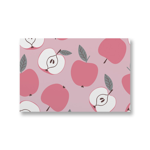 Sweet Apples Pattern Canvas Print By Artists Collection