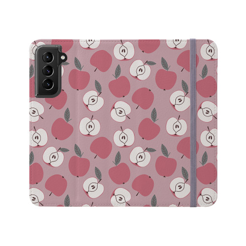 Sweet Apples Pattern Samsung Folio Case By Artists Collection