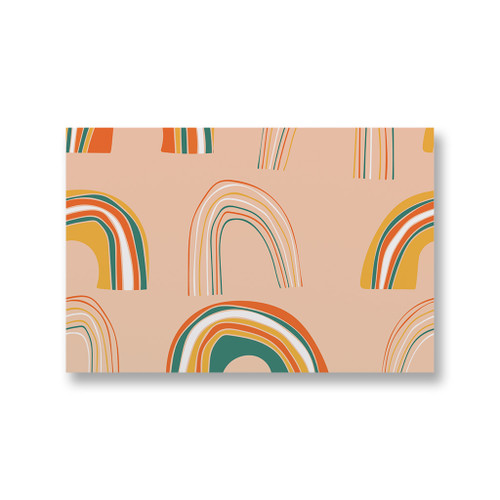 Summer Rainbows Pattern Canvas Print By Artists Collection