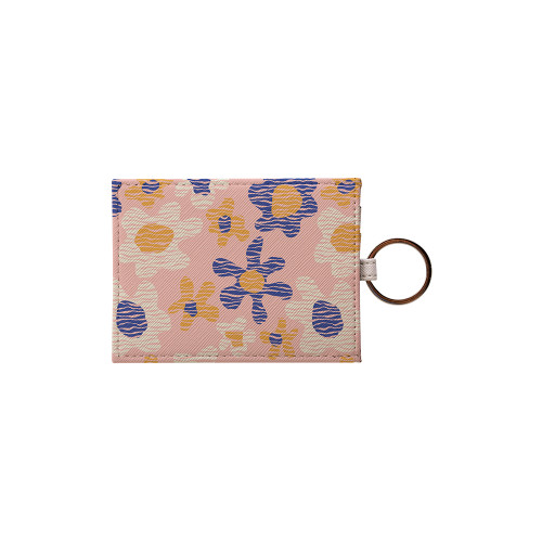 Summer Flower Lines Pattern Card Holder By Artists Collection