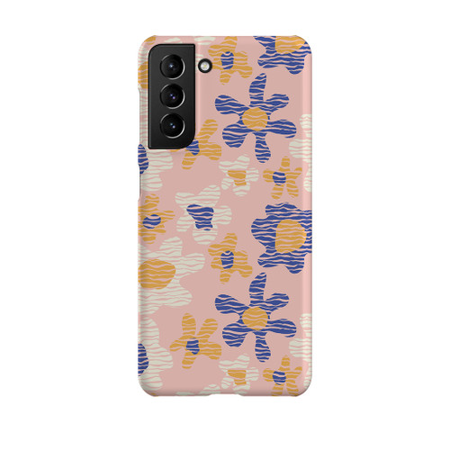 Summer Flower Lines Pattern Samsung Snap Case By Artists Collection