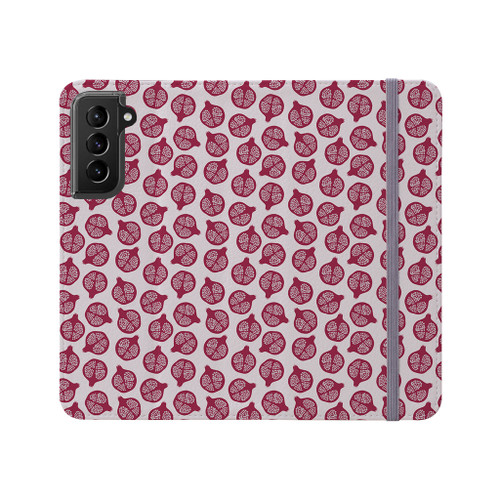 Simple Pomegranate Pattern Samsung Folio Case By Artists Collection