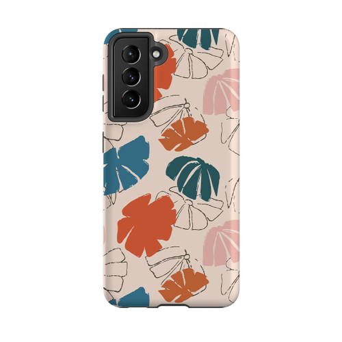 Simple Floral Pattern Samsung Tough Case By Artists Collection