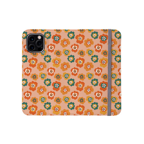 Poppy Flowers Background iPhone Folio Case By Artists Collection