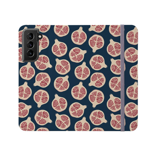 Pomegranate Pattern Samsung Folio Case By Artists Collection