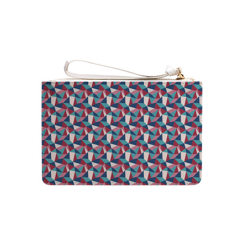 Polygonal Pattern Clutch Bag By Artists Collection