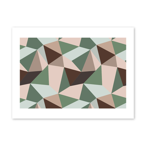 Poly Pattern Art Print By Artists Collection